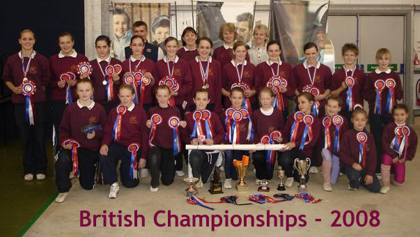 Wee County Vaulters at the British Championships 2008.